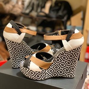 ALDO x Peep-Toe Platform/Wedge Sandals